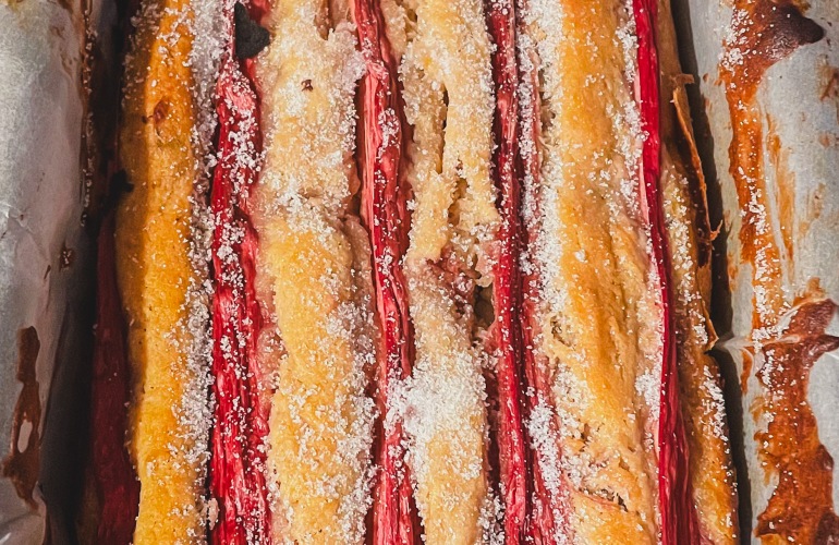 Rhubarb Cake